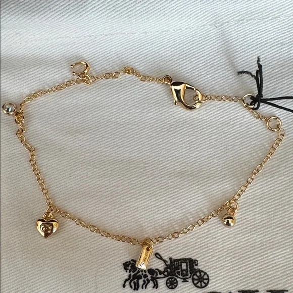Coach dainty Gold Charm Bracelet - Picture 4 of 4